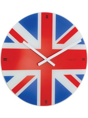 Glass Union Jack Wall Clock | 20445