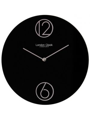 Contemporary Floating Numbers Black Wall Clock | 20436