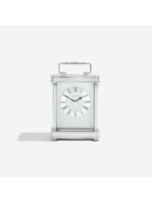 Polished Silver Finish Carriage Clock 03068 | 03068