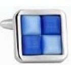 Square Blue Cufflinks