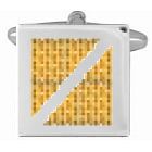 Gold Plated Mesh Cufflinks