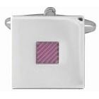 Square Lilac Cufflinks