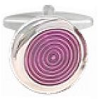 Lilac Target Cufflinks