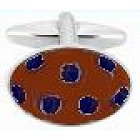Red & Blue Spotted Cufflinks