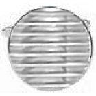 Striped Round Chrome