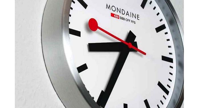 INGENIOUS SWISS RAILWAY CLOCK