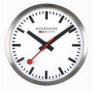 MONDAINE A990.CLOCK.16SBB WALL CLOCK