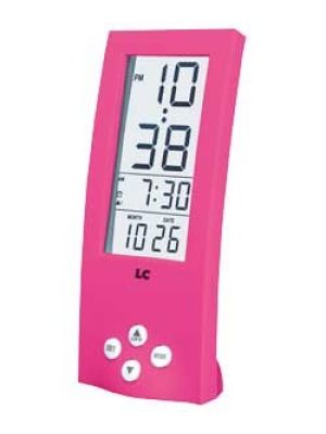 Tall Pink Digital Alarm Clock with See Through Display | 255/4413