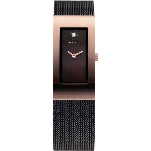 Women's Bering Classic Rose gold brown stainless steel 10817-262