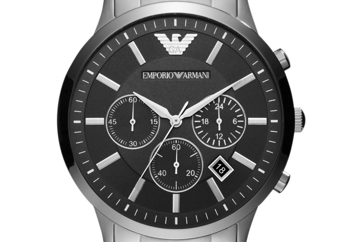 Men's Emporio Armani Classic Steel quartz Chronograph Creative Watch Co