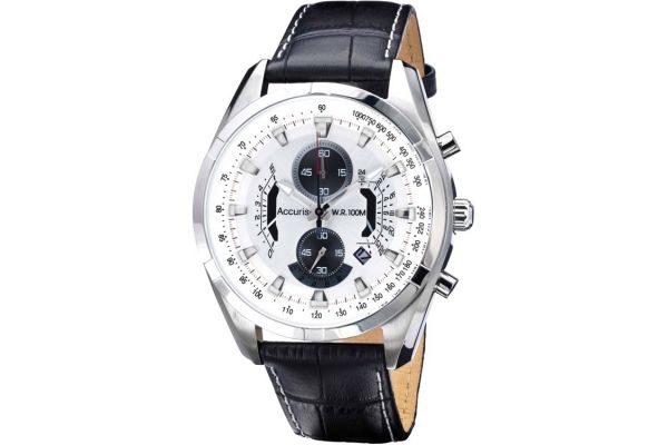 Mens Accurist Chronograph Watch MS785B