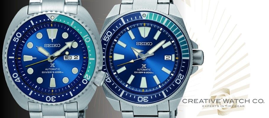 Seiko’s New Additions to the Prospex Family: The Blue Lagoon Turtle and Samurai