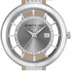Womens Kenneth Cole Transparent Watch KC15005001