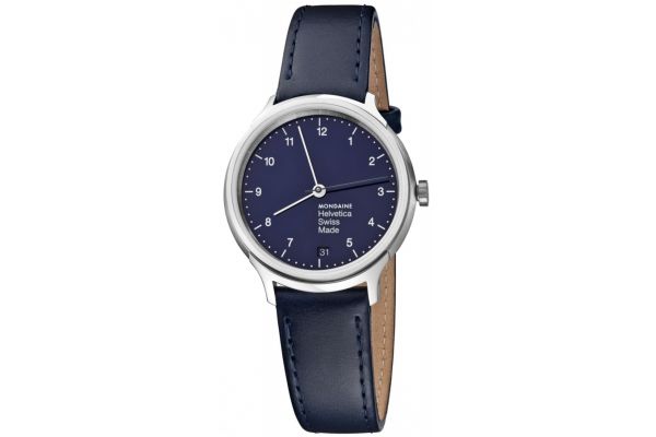 Mens Mondaine Helvetica No.1 Watch MH1.R1240.LD