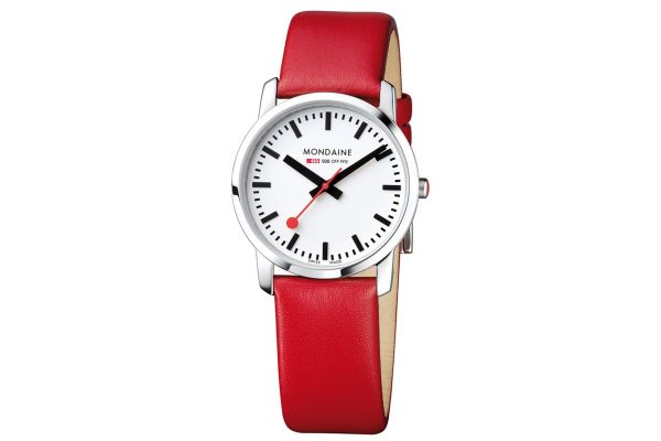 Womens Mondaine Simply Elegant Watch A400.30351.11SBC