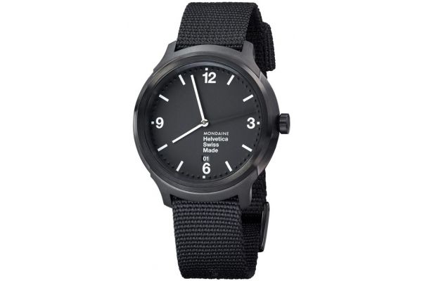 Mens Mondaine Helvetica No.1 Watch MH1.B1221.NB