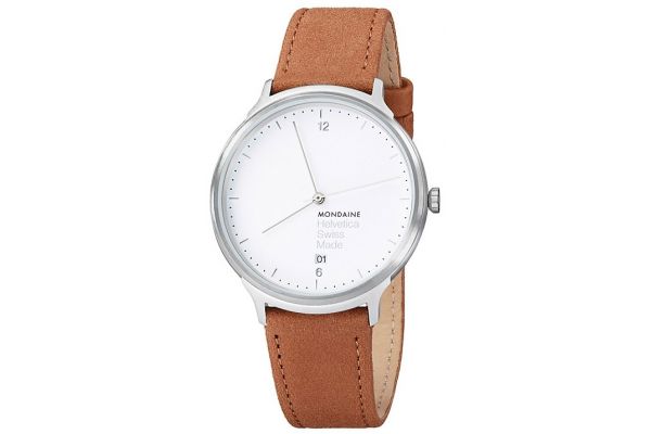 Mens Mondaine Helvetica No.1 Watch MH1.L2210.LG