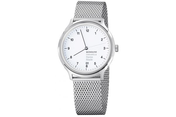 Mens Mondaine Helvetica No.1 Watch MH1.R2210.SM