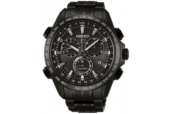 Men's Seiko Astron GPS Satellite Controlled Black Chrono SSE009J1 Watch |  Unavailable to order | Creative Watch Co