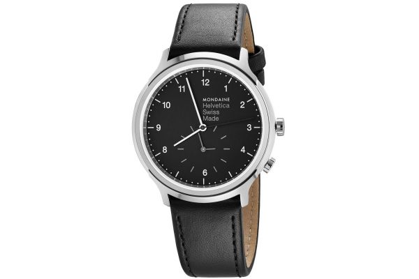 Mens Mondaine Helvetica No.1 Watch MH1.R2020.LB