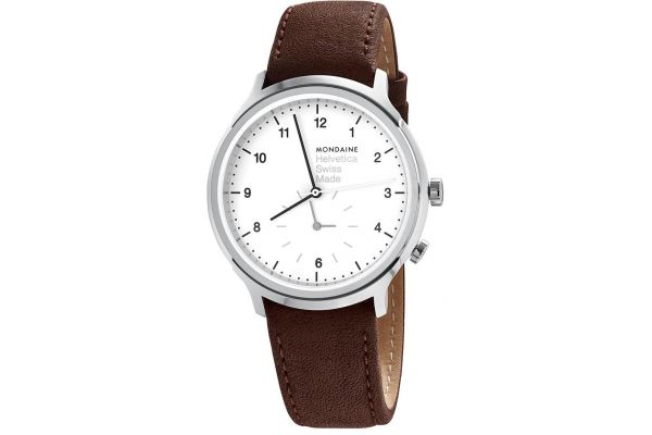 Mens Mondaine Helvetica No.1 Watch MH1.R2010.LG