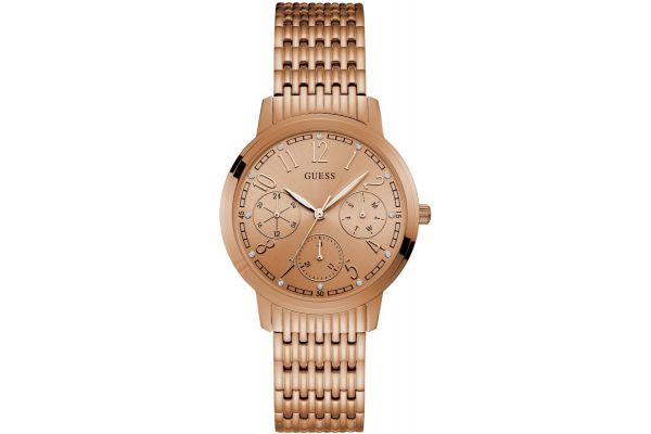 Womens Guess Lattice Watch W1088L2