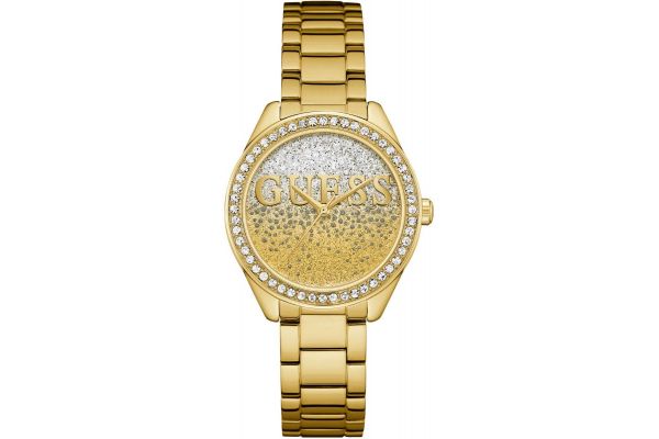 Womens Guess Glitter Girl Watch W0987L2