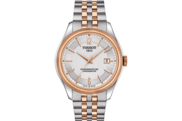 Men's Tissot Ballade III Two-tone rose gold COSC automatic T108