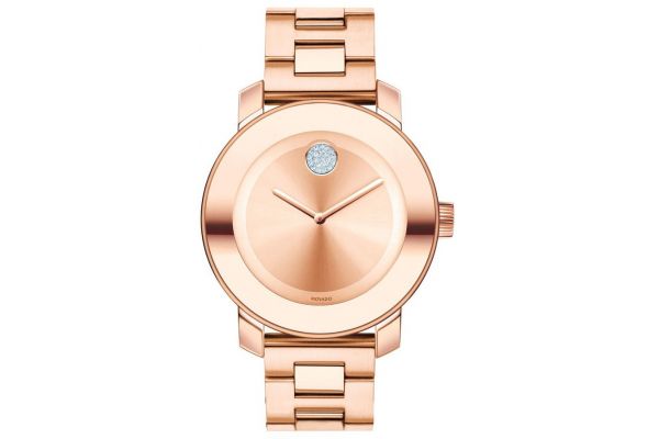 Rose gold hotsell movado watch women's