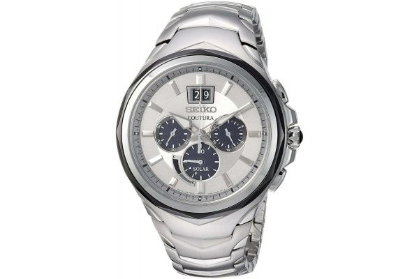 Men's Seiko Coutura Stainless steel Solar grey dial chrono SSC627P9 Watch |  Unavailable to order | Creative Watch Co