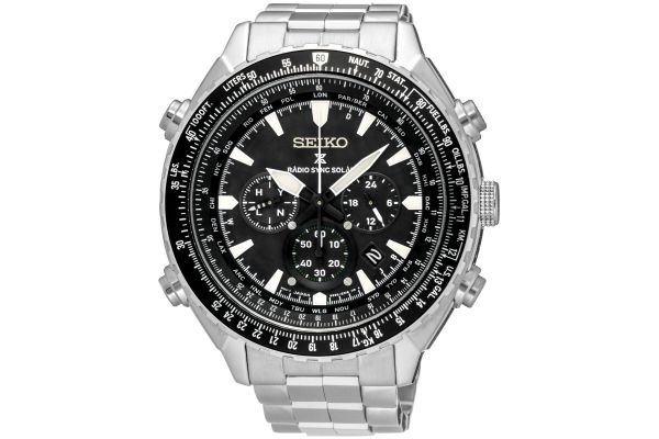 Men's Seiko Prospex WorldTime Radio Sync Solar SSG001P1 Watch | Unavailable  to order | Creative Watch Co