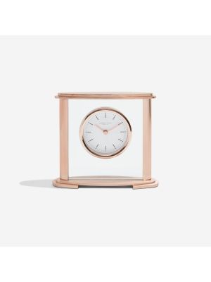 Oval Rose Gold Mantel Clock | 3217