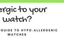 Touching on Hypo-allergenic watches 