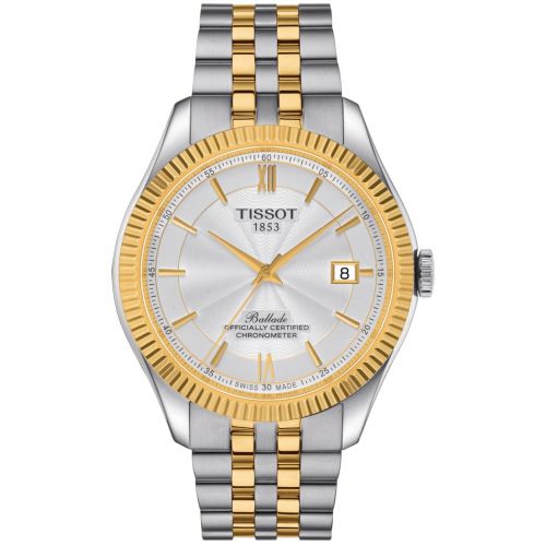 Men's Tissot Ballade Powermatic 80 Two tone Silicium Creative