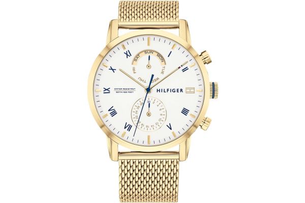 Mens Tommy Hilfiger Mens Gold Watch 1710403