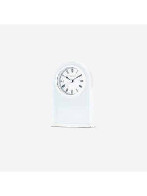 Chunky Glass Mantel Clock with Roman Numerals and Alarm | 05149