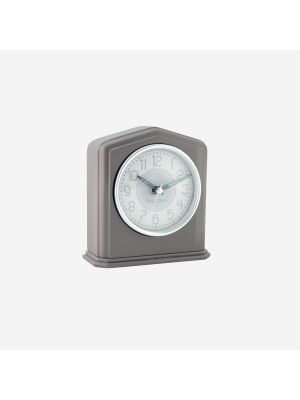 Grey piano finish mantel clock | 06424