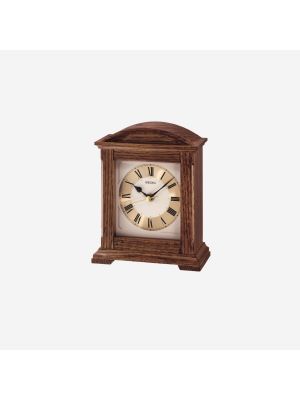 Seiko Wooden Mantel Clock with Roman Dial | QXG123B