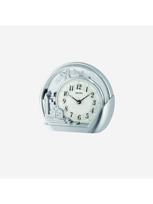 Seiko Decorative Floral Mantel Chrome | QXN232S
