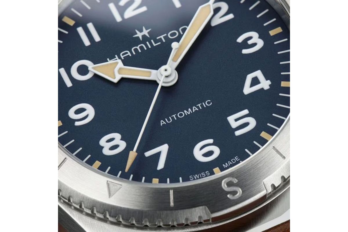 Men's Hamilton Khaki Field Expedition Blue 37mm | Creative Watch Co
