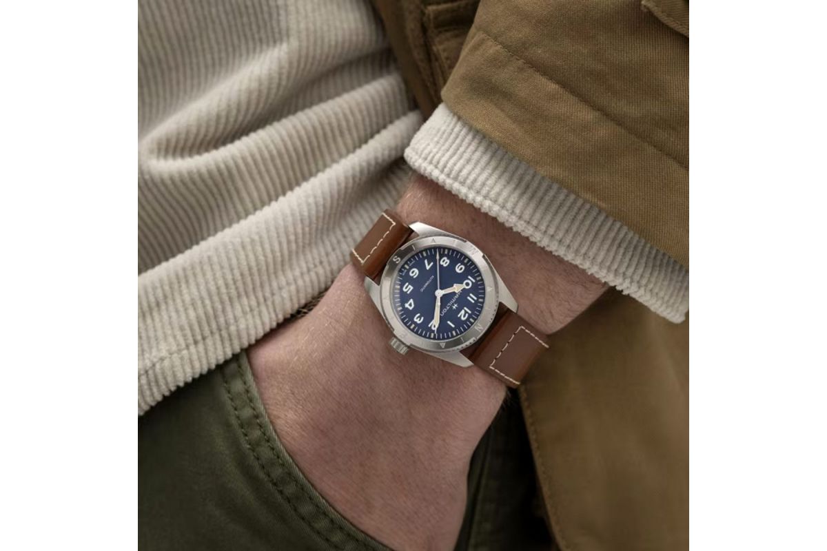 Men's Hamilton Khaki Field Expedition Blue 37mm | Creative Watch Co