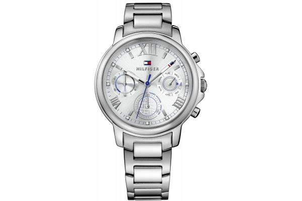 Women's Tommy Hilfiger Claudia Steel Day Date 1781741 Watch ...