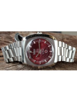 Mens Mondia Top Second Burgundy Watch