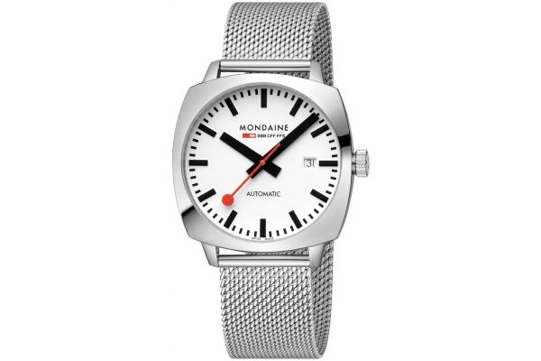 Mens Mondaine Cushion Watch MSL.3961B.SM