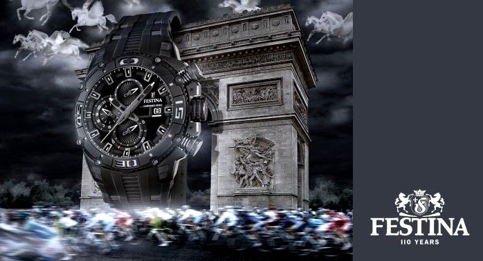 Festina watches, official time keepers - Tour de France