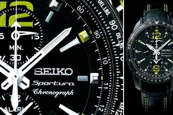 Sportura aviation chronograph – Seiko’s featured Pilots watch.