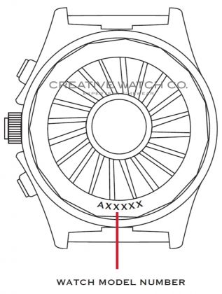 Breitling watch case back - repairs servicing