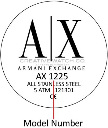 armani exchange battery replacement