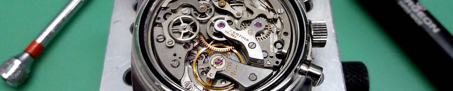 Watch movement servicing